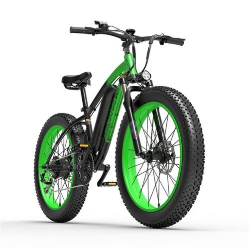 GoGoBest - Vélo électrique GOGOBEST GF600, 1000W, 48V, Noir vert - Vélo électrique