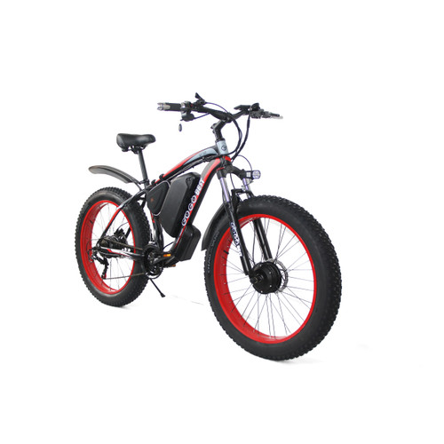 GoGoBest - Vélo électrique GOGOBEST GF700, 50km/h,500W, Noir rouge - Vélo électrique