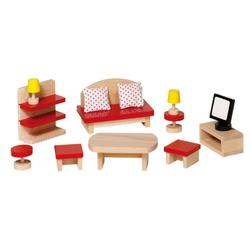 Goki - GOKI Dolls Furniture Living Room Goki  - Maisons de poupées Goki