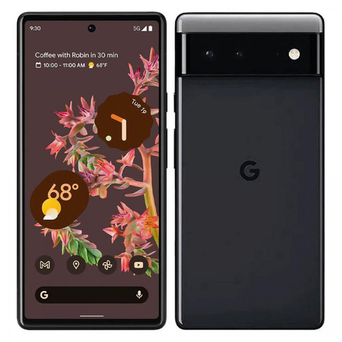 GOOGLE - Google Pixel 6 5G 8GB/128GB Noir (Stormy Black) - Google Pixel Smartphone Android