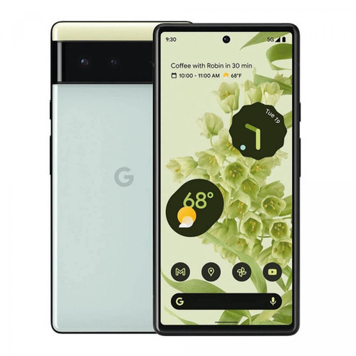 GOOGLE - Google Pixel 6 5G 8GB/128GB Vert Citron (Sorta Seafom) GB7N6 - Smartphone Android GOOGLE