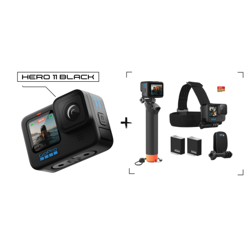 Gopro - Pack GoPro HERO11 Black avec accessoires - Caméras Sportives
