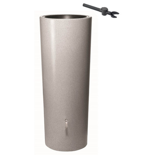 récupérateur d'eau de pluie écologique Graf Cuve récupérateur à eau 2en1 silver 350 l - 995119 - GRAF