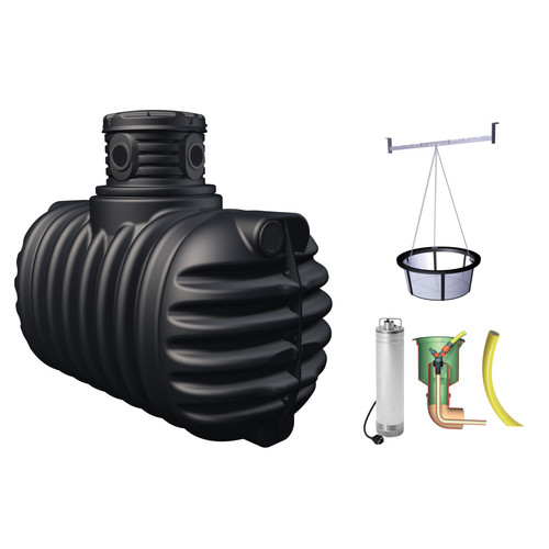 récupérateur d'eau de pluie écologique Graf Cuve récupérateur à eau à enterrer 2650 l - 295311 - GRAF