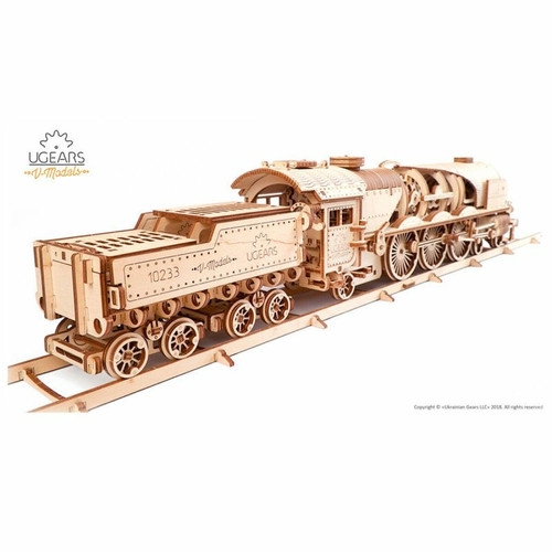 Graines Creatives - Maquette en bois 3D - train à vapeur Graines Creatives  - Graines Creatives