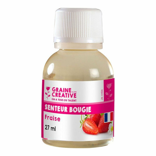 Graines Creatives - Parfum pour bougie 81 ml - senteur fraise Graines Creatives  - Bougies Graines Creatives