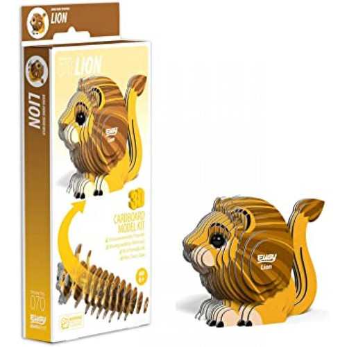 Graines Creatives - Eugy 3D animal sauvage - Lion - Dessin et peinture
