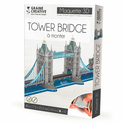 Graines Creatives - Maquette Tower Bridge à construire soi-même Graines Creatives  - Accessoires maquettes