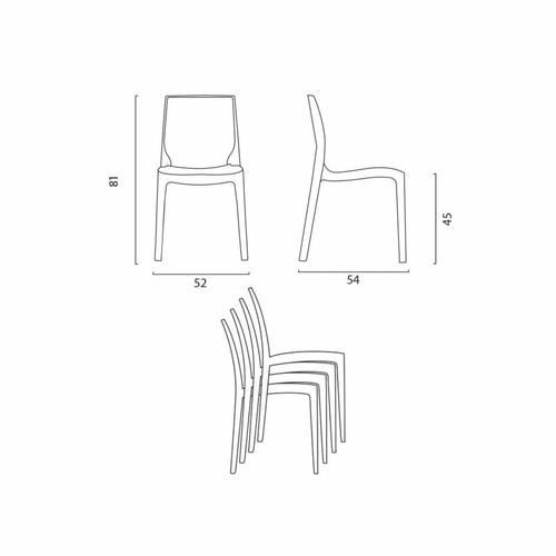 Tables à manger Table carrée 60x60 pied noir et plateau bois avec 2 chaises colorées Ice Kiss, Couleur: Beige