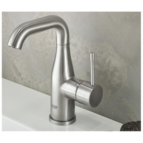 Grohe - GROHE - Mitigeur monocommande lavabo Taille M Essence, warm sunset brosse Grohe  - Robinet de lavabo Grohe