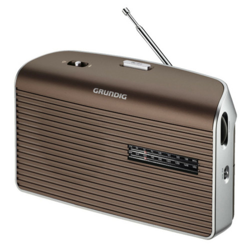 Grundig - Radio portable analogique marron - music60brown - GRUNDIG Grundig  - Grundig