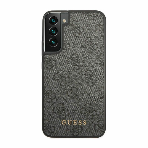 Guess Maroquinerie Guess 4G Metal Logo - Coque pour Samsung Galaxy S23 (Gris)