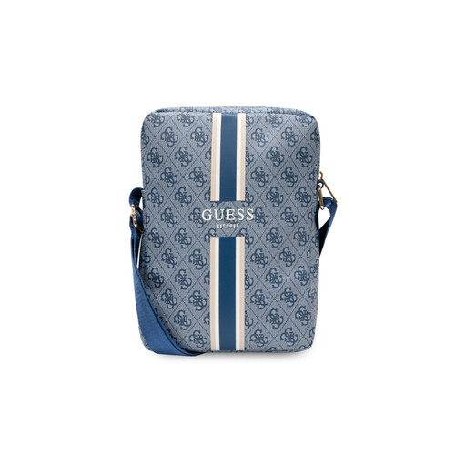 Guess Maroquinerie - Guess Sacoche bandoulière 10'' Modèle Stripe 4G Bleu Guess Maroquinerie  - Guess Maroquinerie