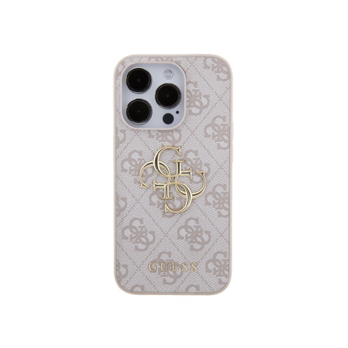 Guess Maroquinerie - Guess Coque pour Apple iPhone 15 Pro PU 4G Big Rose Guess Maroquinerie  - Guess Maroquinerie