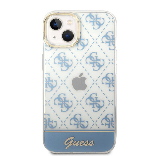 Guess Maroquinerie Guess Coque arrière rigide pour iPhone 14 plus - Bleu