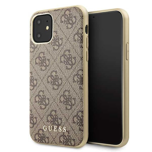 Guess Maroquinerie - guess guhcn61g4gb iphone 11 6,1" / xr brązowy/marron hard coque 4g collection Guess Maroquinerie  - Guess Maroquinerie