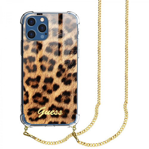Guess Maroquinerie - Coque Guess iPhone 12 Pro Max léopard Guess Maroquinerie  - Guess Maroquinerie