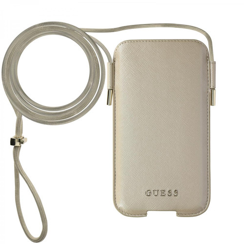 Guess Maroquinerie - Pochette Guess Smartphone 6.1'' Or Guess Maroquinerie - Bonnes affaires Guess