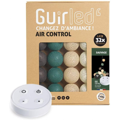 Guirled - Guirlande boule lumineuse 32 LED Air Control - Sauvage Guirled  - Boule lumineuse led
