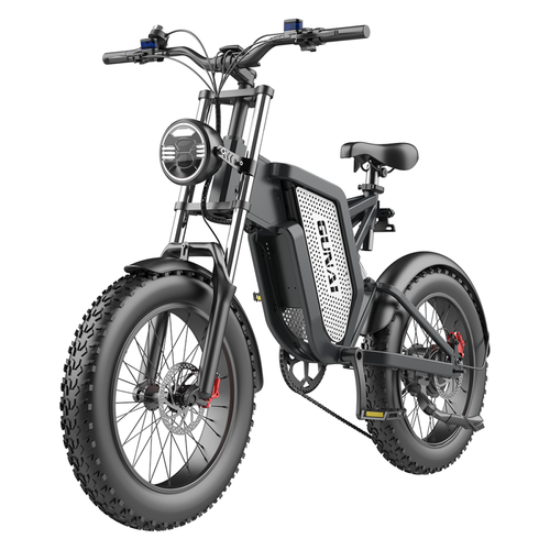 Gunai - Vélo Électrique Sur Neige Plage GUNAI MX25 20" 1000w 25ah Fatbike - Noir Gunai  - Vélo électrique