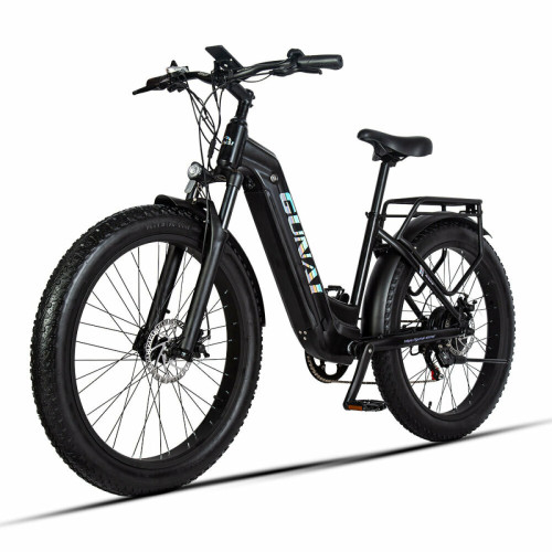 Gunai - Vélo Électrique Fatbike GUNAI GN26 48V 17.5AH Samsung Batterie 500W Bafang Moteur Autonomie 40km+ Noir Gunai  - Idées cadeaux pour Noël Mobilité électrique