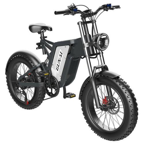Gunai - GUNAI MX25 Vélo de montagne électrique 1000W 20 * 4,0 pouces Gros pneus - Noir Gunai  - Vélo électrique