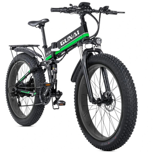 Gunai - Vélo électrique Gunai MX01 1000W 48V 12.8Ah Vert - Vélo électrique