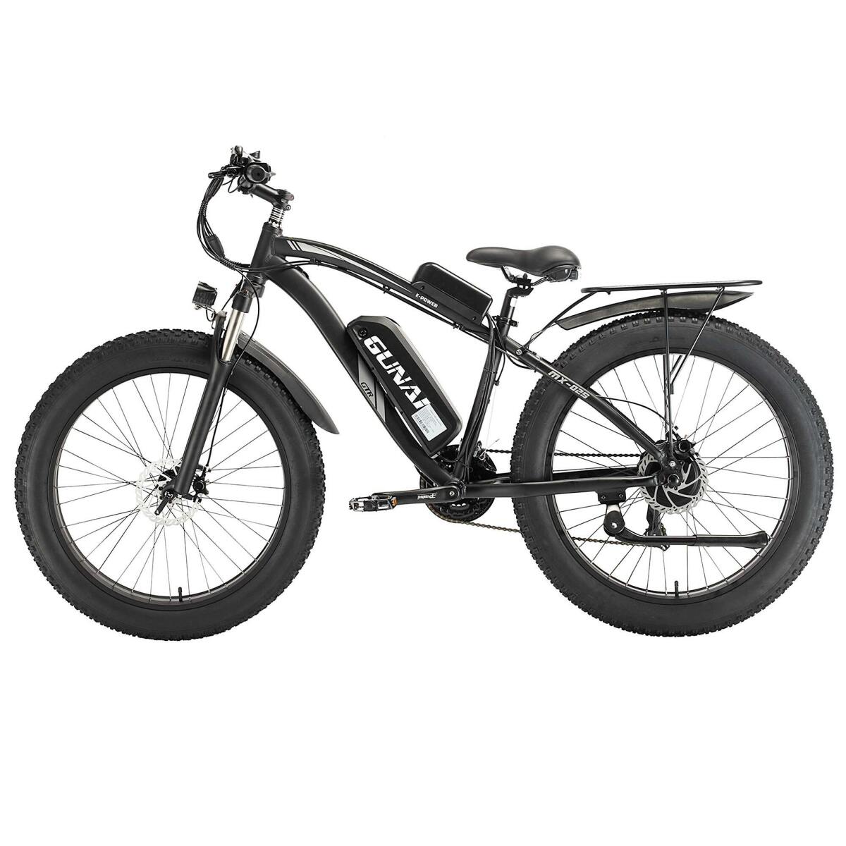MX02S Vélo électrique Pneus 26 Fat Bike 1000W 17Ah 45 KMh VTT Electrique Noir