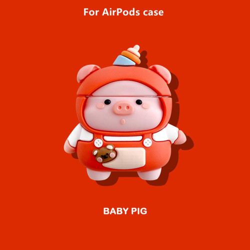 GUPBOO - Airpods Coque Housse Étui Protecteur Compatible pour AirPods 3-dessin animé mignon bébé cochon amusant GUPBOO  - Coque, étui smartphone