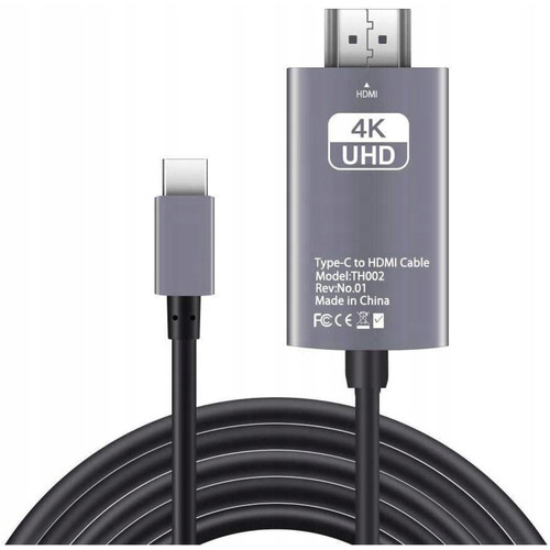 GUPBOO - Câble adaptateur USB-C 3.1 Type C vers HDMI 4K MHL 2m,JL641 GUPBOO  - Câble et Connectique