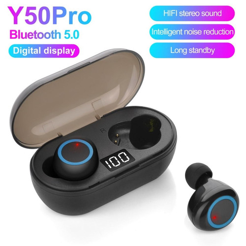 GUPBOO - Casque Bluetooth Y50Pro, TWS, étanche, avec micro GUPBOO  - Son audio