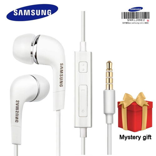 Ecouteurs intra-auriculaires GUPBOO Casque Samsung EHS64, avec microphone intégré, écouteurs intra-auriculaires filaires 3,5 mm pour smartphones