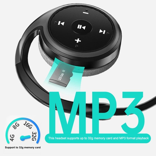 Ecouteurs intra-auriculaires Casque sans fil compatible Bluetooth casque de sport HIFI casque étanche avec prise en charge micro carte TF Radio FM Mp3