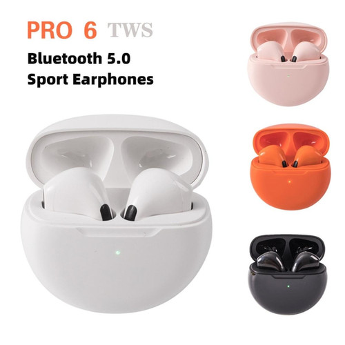 GUPBOO - Casque sans fil Pro 6 TWS 8D Casque Hi-Fi stéréo avec micro Casque Bluetooth Écouteurs antibruit pour tous les téléphones intelligents GUPBOO  - Son audio