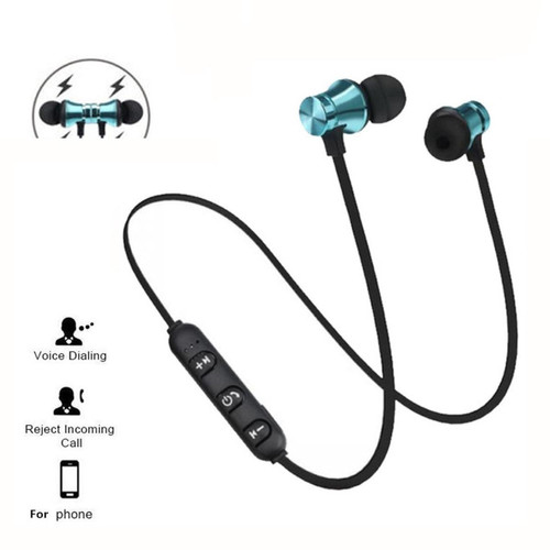 GUPBOO - Casque stéréo magnétique de sport Bluetooth avec casque de sport sans fil HD Mic pour Android IOS GUPBOO  - Ecouteurs Intra-auriculaires Ecouteurs intra-auriculaires