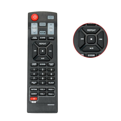 GUPBOO - Convient pour la télécommande audio LG AKB73575421 BARRE DE SON NB3530A NB4530A GUPBOO  - Accessoires TV