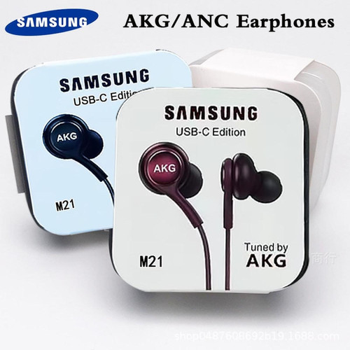 GUPBOO - Écouteurs intra-auriculaires filaires d'origine Samsung Type C ANC avec micro et casque de contrôle du volume USB-C pour Galaxy M21 Note10 S20 S21 GUPBOO - Son audio