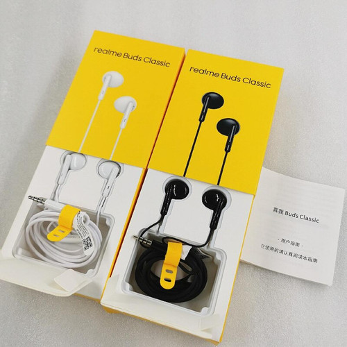 GUPBOO - Écouteurs Realme Original 3.5mm écouteurs intra-auriculaires classiques pour Narzo 20 30pro GT Neo 8 Q2i Q3i casque filaire avec micro GUPBOO  - Son audio