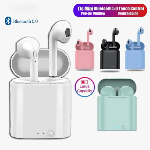 GUPBOO - i7s Casque Bluetooth sans fil Mini TWS Bluetooth Écouteur Sports Stéréo In-Ear Headphones GUPBOO - Ecouteurs sport bluetooth