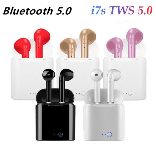 GUPBOO - i7s Tws écouteurs sans fil sport intra-auriculaires Bluetooth casque musique casque adapté à tous les téléphones intelligents goophone GUPBOO  - Adaptateur bluetooth