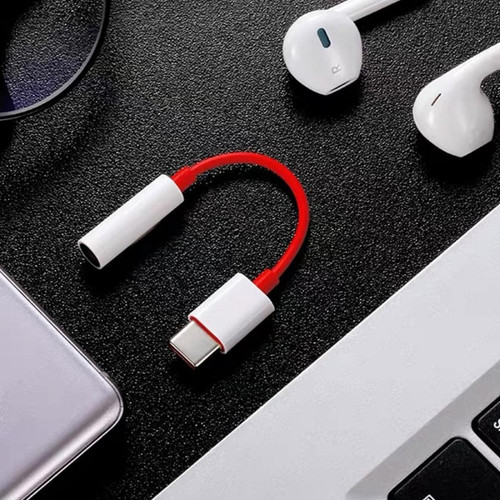 Ecouteurs intra-auriculaires Oneplus USB Type C vers 3.5mm Adaptateur Casque Câble de Connecteur Audio pour One Plus 1 + 9 8 7T Pro 9R 8T 9T Nord 2 CE N10 N100