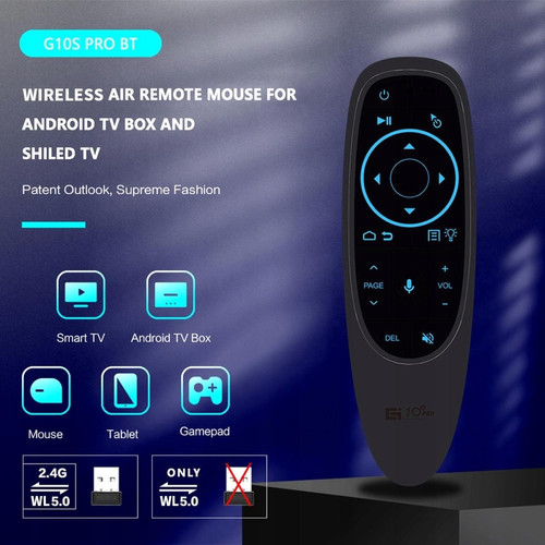 GUPBOO - Télécommande Universelle de Rechange gyroscope pour android 11 10 9 tv box - Tv box