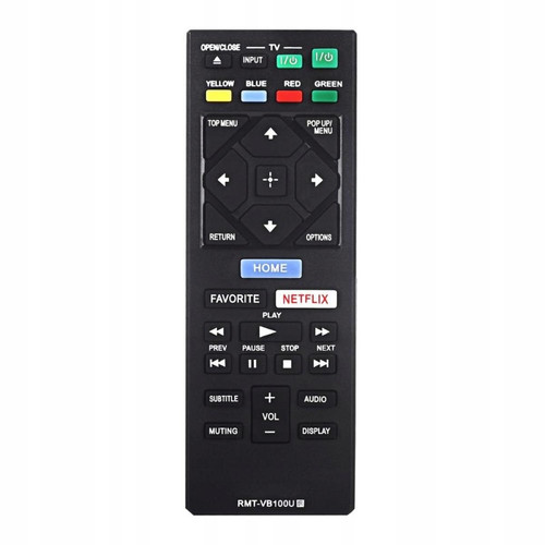 GUPBOO Télécommande Universelle de Rechange Pour lecteur Sony BD Blu-ray/DVD BDP-S1500 S3500