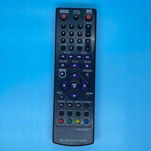 GUPBOO - Télécommande Universelle de Rechange pour LG lecteur Blu-Ray/DVD AKB73615801 BD670 BD GUPBOO  - Lecteur dvd blu ray lg