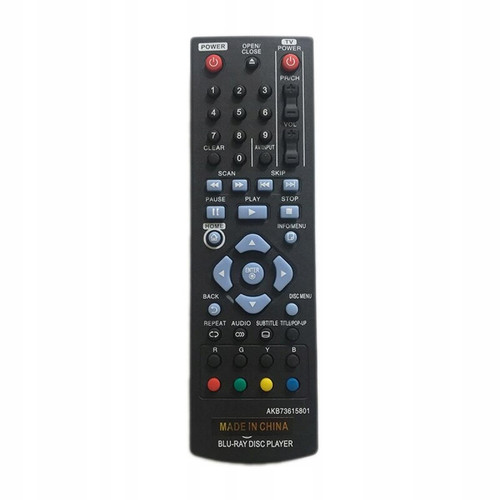 GUPBOO - Télécommande Universelle de Rechange pour LG lecteur Blu-Ray/DVD BP125 BP200 BP320 BD GUPBOO  - Lecteur dvd blu ray lg