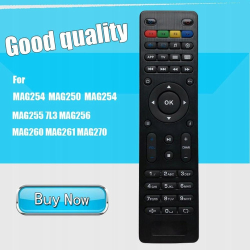 GUPBOO - Télécommande Universelle de Rechange pour MAG254 MAG250 MAG254 MAG255 7L3 MAG256 MAG260 GUPBOO  - TV, Home Cinéma