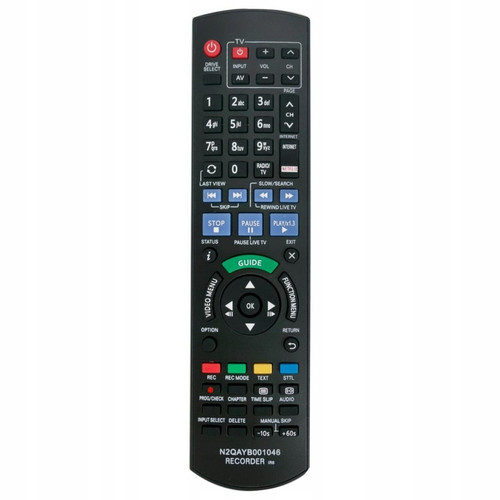 GUPBOO - Télécommande Universelle de Rechange pour Panasonic DMR-BWT750 DMR-BWT750GL Enregistreur DV GUPBOO  - Accessoires TV Accessoires TV