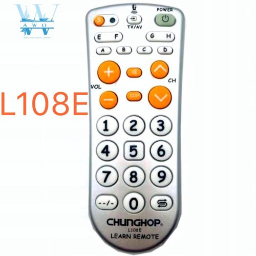 GUPBOO - Télécommande Universelle de Rechange pour TV/SAT/DVD/CBL/DVB-T/AUX grand bouton de copie GUPBOO  - Grand tv