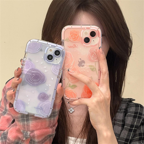GUPBOO - Étui pour iPhone11 Fantaisie rose japonais et coréen téléphone mobile étui transparent fille doux GUPBOO  - Coque, étui smartphone
