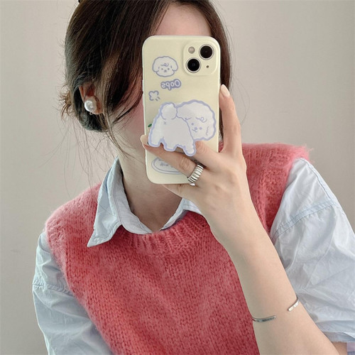 GUPBOO - Étui pour iPhone11ProMax Coque de téléphone en silicone pour chien de pet de style coréen pour femme GUPBOO  - Coque, étui smartphone